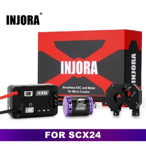 INJORA MBL32 G2 방수 브러시리스 ESC 및 1/24 Axial SCX24용 1721 Purple Viper 아웃러너 모터