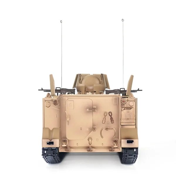 1/16 RTR 통더 RC 탱크 M2412 B M113A1 ACAV 적외선 360도 포탑 회전 연기등 사운드 무선 조종 전기 군사 장난감 - 이미지 5