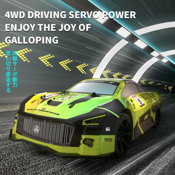 드리프트 RC 자동차 GTR 1/18 4WD 라디콘 자동차 어린이 선물 - 이미지 3