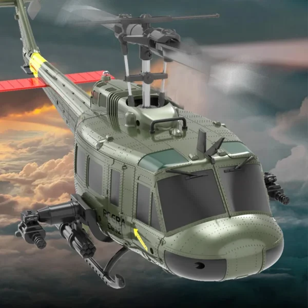 C032 UH-1 휴이 6축 3D 헬기 라디콘 스턴트 기계