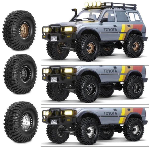 1.9인치 비드락 휠 및 타이어 림 오프셋 8.9mm 4개 외경 4.53인치 1/10 RC 크롤러 카 TRX4 TRX6 SCX10 90046 CC01 D90 D110용 - 이미지 6