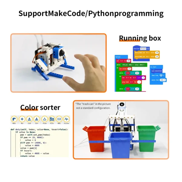 어린이 코딩 STEM 교육 지원 MakeCode Python 프로그래밍 로봇 전자 DIY 프로젝트를 위한 Microbit Microbit V2 센서 모듈 키트 - Image 2