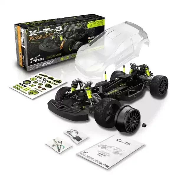 XTS F10 랠리카 1/10 프로페셔널 RC 원격 조종 자동차 고속 드리프트 자동차 오프로드 차량 원격 조종 4륜 구동 - 이미지 6