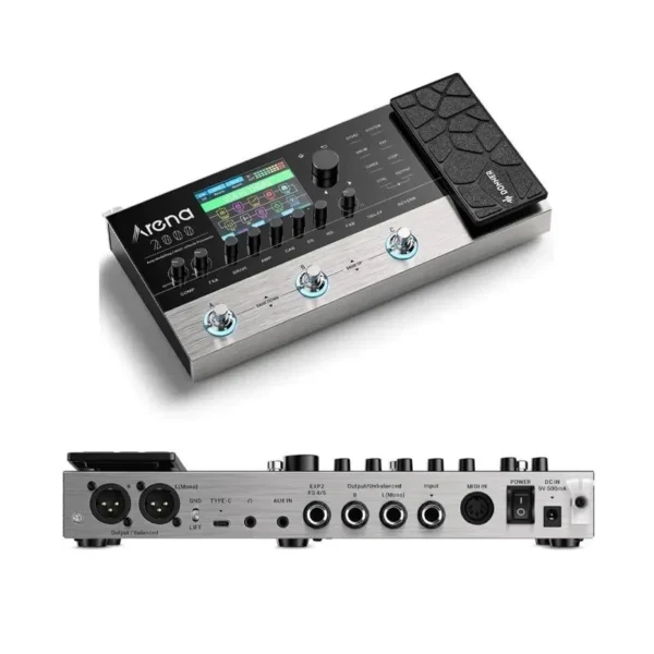 Donner Arena2000 ギター マルチエフェクター 278FX 100IR アンプモデリング ルーパー ドラムマシン XLR MIDI - 画像 (2)