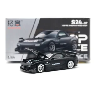 Xcartoys x POP RACE 1:64 RX7 RE AMEMIYA 와이드 바디 그레이 메탈 다이캐스트 모델 카