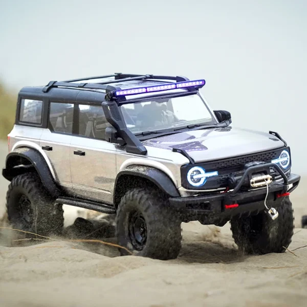 HB 1/10 R1001 R1005 업그레이드된 Bronc RC 4WD 2.4G 전기 캡스턴 3가지 구성 등반 오프로드 차량 모델 성인용 장난감