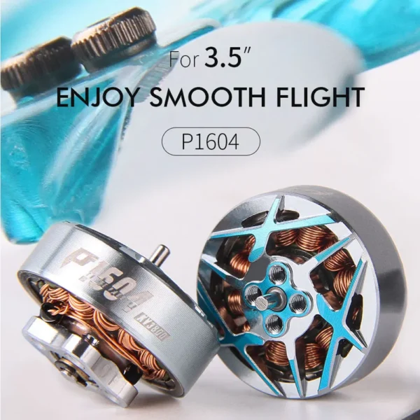 FPV 드론용 P1604 브러시리스 모터 4개 (KV2850/KV3800) 3.5인치 경량 - 이미지 5