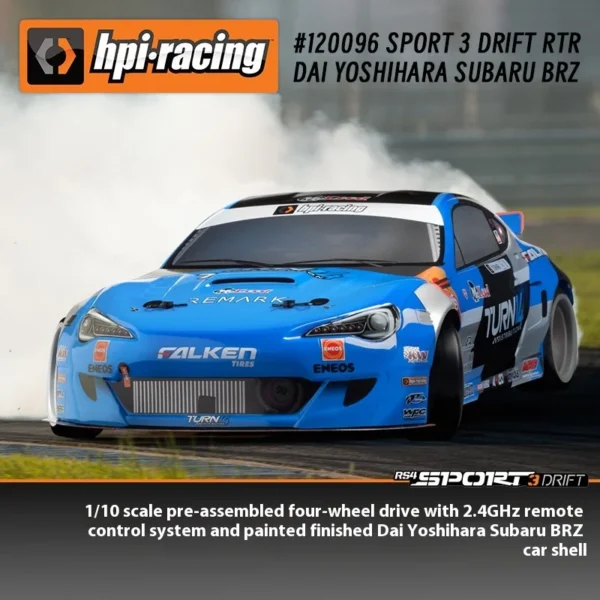 HPI 1/10 BRZ RC 드리프트 라디콘 자동차 어린이 생일 선물