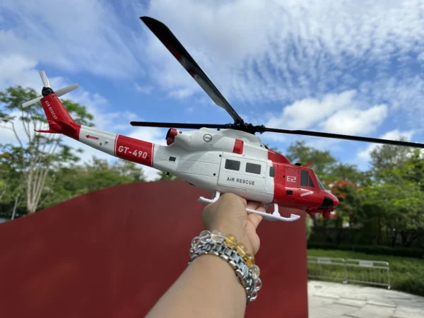 BNF GOOSKY E2 GPS 헬리콥터 스마트 UH-1Y 스케일 RC 드론 자율 비행 6G 안정화 LED 내비게이션 원격 제어 장난감 - 이미지 3
