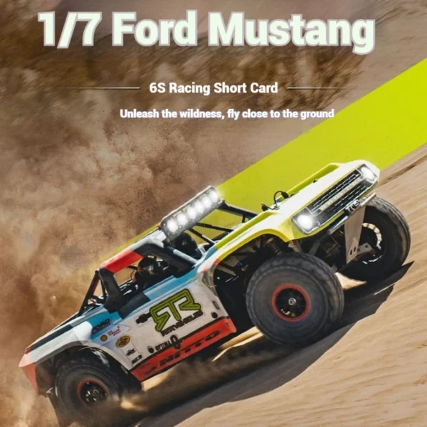 FMS RC 자동차 1/7 대형 4WD 무브러시 고속 드리프트 원격 제어 시뮬레이션 레이싱 카 짧은 트럭 SUV 남성 RC 자동차 선물 - 이미지 2