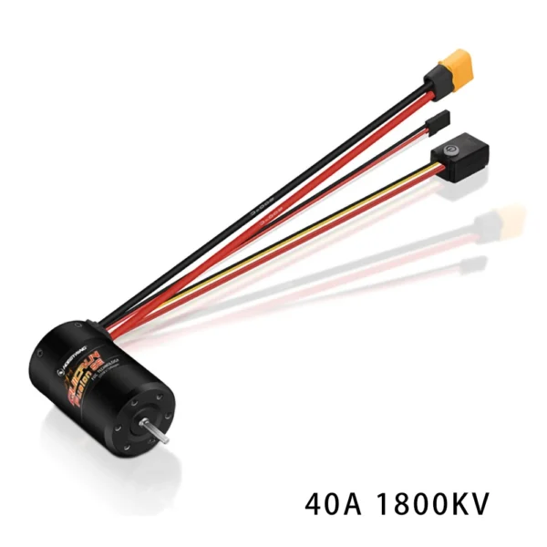HOBBYWING QuicRun Fusion SE 40A 1800KV 1200KV 복합 모터 ESC 1/10 1/8 RC 모델 카 크롤러 액세서리 - 이미지 8