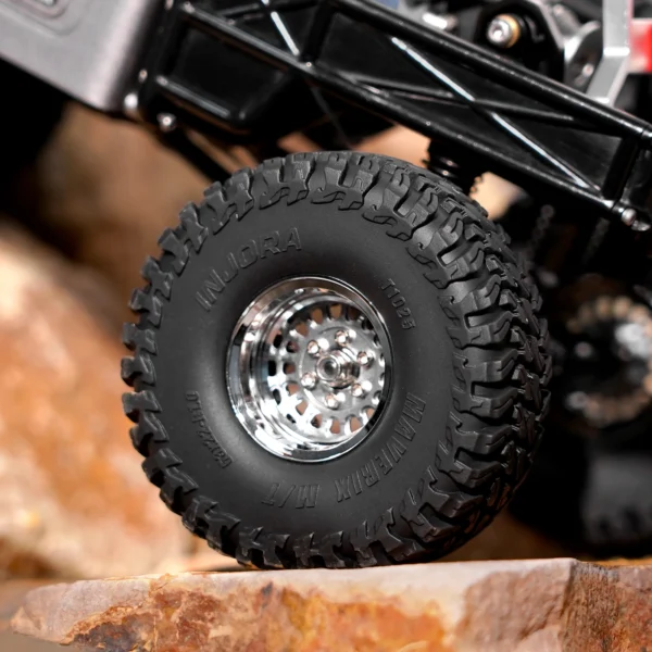 4PCS-T1025: 1/18 1/24 RC 크롤러용 INJORA 63*22mm 1.0인치 MAVERIX M/T 타이어 - 이미지 6
