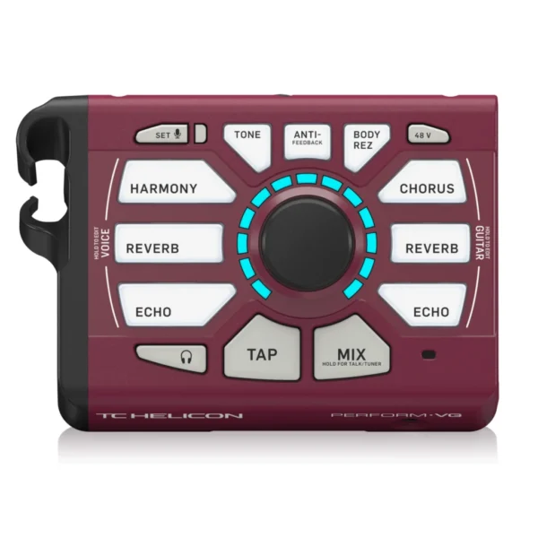 TC Helicon PERM-VG ボーカル ギター エフェクト スタジオ品質 リバーブ マイクスタンド取付 - 画像 (2)