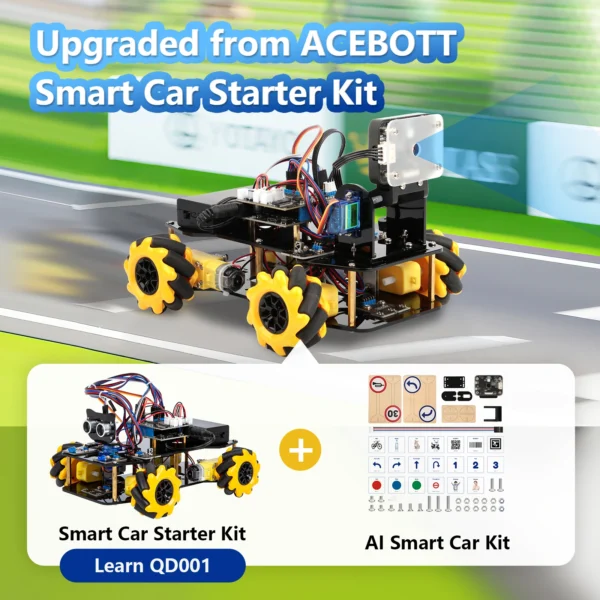 AI 로봇 자동차 Arduino 프로그래밍 키트 물체 감지 추적 - 이미지 5
