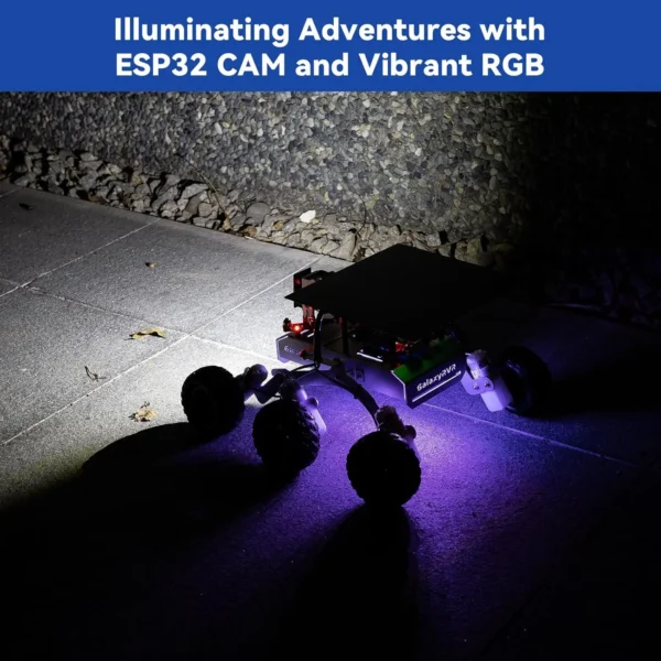 SunFounder GalaxyRVR Mars Rover Kit 스마트 비디오 로봇 자동차 키트 (Arduino Uno R3 호환ESP32 CAM 배터리 포함) - 이미지 6