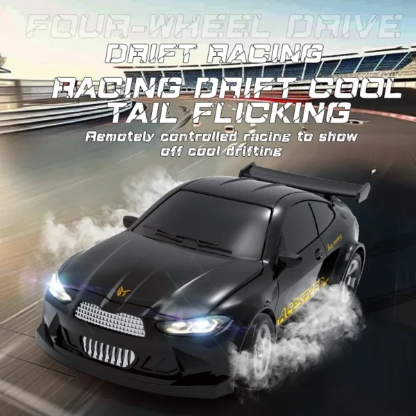 2.4G 4WD RC 자동차 1/64 드리프트 GTR 미니 레이싱 카 어린이 선물 - 이미지 3