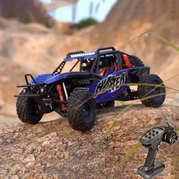 90KM/H 유압 충격 흡수 장치 고속 무선 조종 트럭 8CH 브러시리스 변속 방수 4WD LED 조명 ESP 시스템 RC 자동차 - 이미지 7