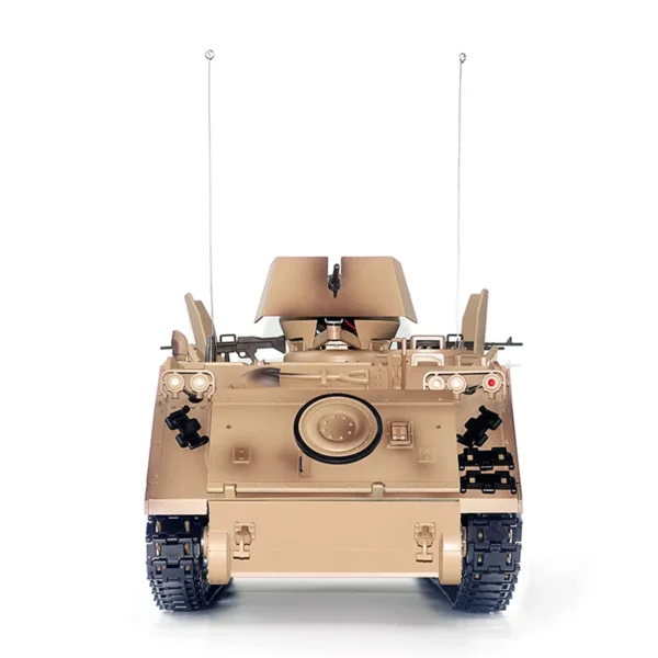 1/16 RTR 통더 RC 탱크 M2412 B M113A1 ACAV 적외선 360도 포탑 회전 연기등 사운드 무선 조종 전기 군사 장난감 - 이미지 6
