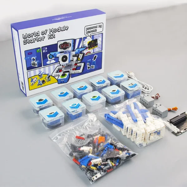 어린이 코딩 STEM 교육 지원 MakeCode Python 프로그래밍 로봇 전자 DIY 프로젝트를 위한 Microbit Microbit V2 센서 모듈 키트 - Image 6