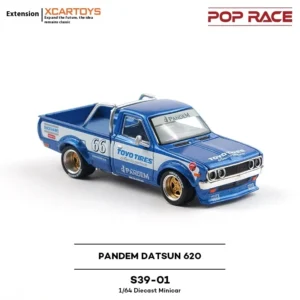 Xcartoys Poprace Alloy 1/64 닛산 대츠언 팬덤 대츠언 620 오프로드 픽업 트럭 모델 장난감 선물