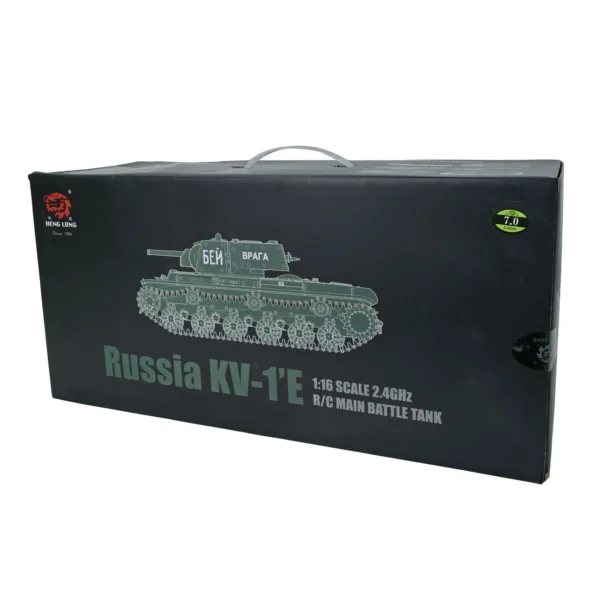 2.4G Heng Long 1/16 스케일 RC 탱크 7.0 플라스틱 버전 소련 KV 1 RTR 모델 3878 차량 모델 TH17461 - 이미지 6