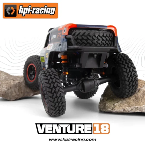 HPI 1/18 RC 등반 자동차 Venture18 브론코 라디콘 장난감 - 이미지 4