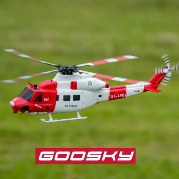 BNF GOOSKY E2 GPS 헬리콥터 스마트 UH-1Y 스케일 RC 드론 자율 비행 6G 안정화 LED 내비게이션 원격 제어 장난감 - 이미지 2