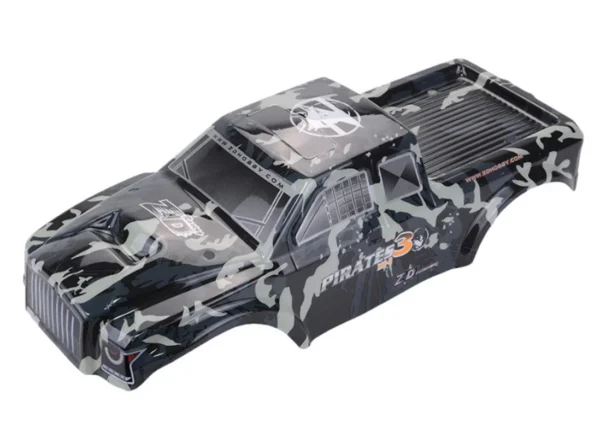 ZD 레이싱 1/8 Rc 자동차 액세서리 8485 8486 8469 08427V3 MT8 자동차 PVC 바디 쉘 옐로우 그레이 하우징 부품 - 이미지 3