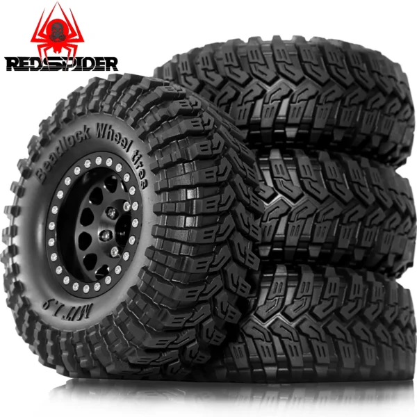 1.9인치 비드락 휠 및 타이어 림 오프셋 8.9mm 4개 외경 4.53인치 1/10 RC 크롤러 카 TRX4 TRX6 SCX10 90046 CC01 D90 D110용 - 이미지 2