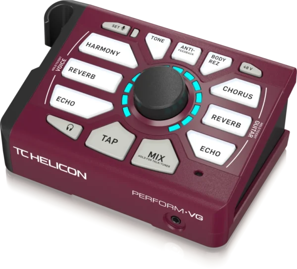 TC Helicon PERM-VG ボーカル ギター エフェクト スタジオ品質 リバーブ マイクスタンド取付 - 画像 (3)