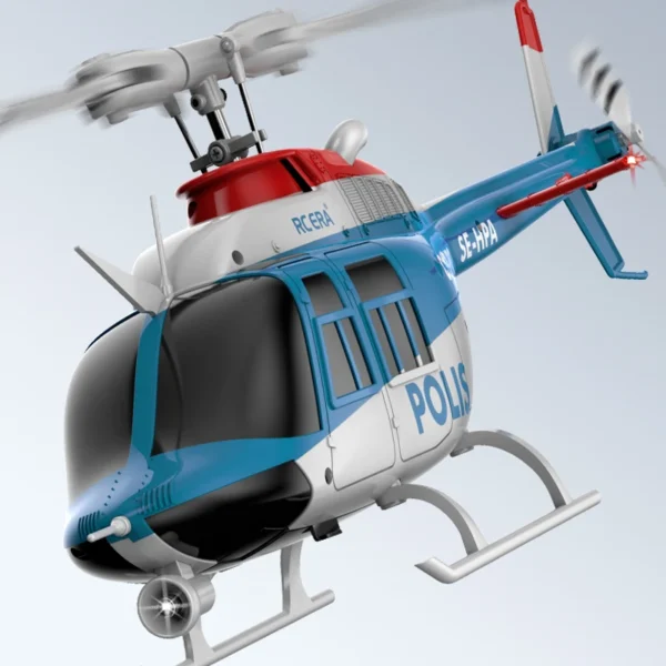 C138 PRO 브러시리스 헬기 RC 드론형 벨 206 라디콘 헬기 재고 있음 - 이미지 4
