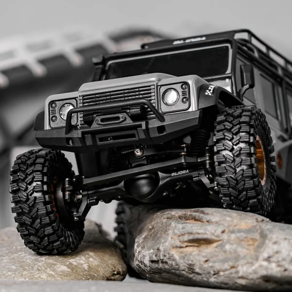 1/18 TRX4M용 황동 스티어링 너클이 있는 INJORA +4mm 플래닛 액슬 - 이미지 6