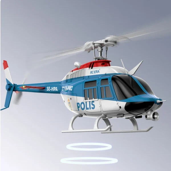 C138 PRO 브러시리스 헬기 RC 드론형 벨 206 라디콘 헬기 재고 있음 - 이미지 2
