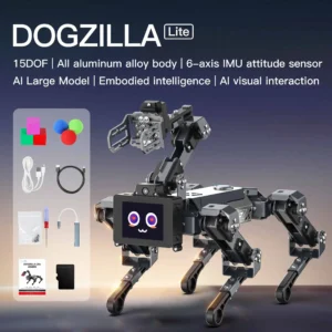 DOGZILLA Lite 로봇 개 AI 비전 Raspberry Pi 교육 장난감