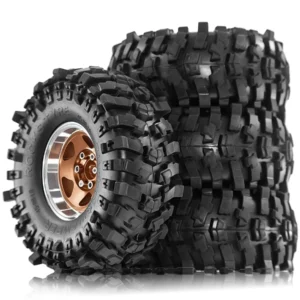 1/10 TRX4 TRX6 SCX10 SCX10 II 90046 SCX10 III AXI03007 Gen7/8 D90 VS4 10 RC 크롤러 자동차용 1.9인치 휠 타이어 4개