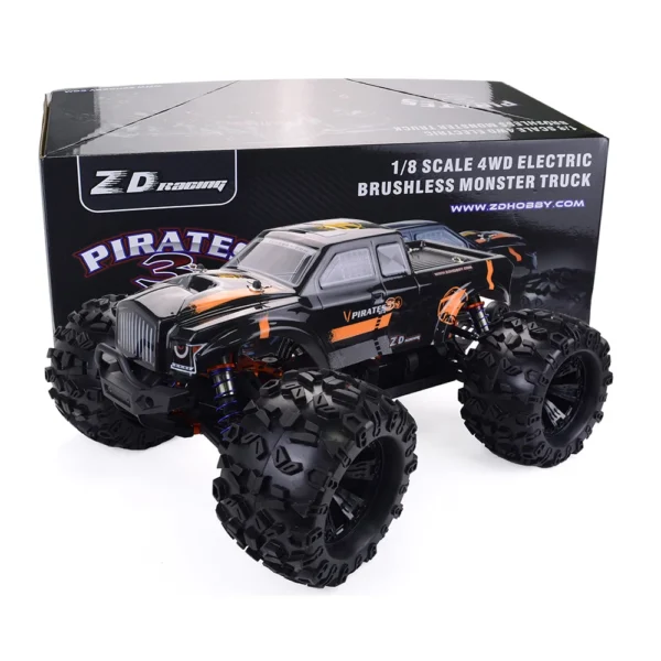 ZD 레이싱 9116 V4 MT8 Pirates3 3S 2.4G 4WD 1/8 RTR 몬스터 트럭 버기 오프로드 트러기 차량 80~90km/h 400m 거리 RC카 - 이미지 2