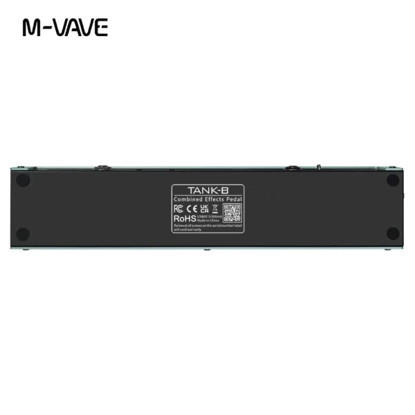 M-VAVE ベースプロセッサー Tank-B Pro 36種FX IRキャビ USB-C急速充電 - 画像 (3)