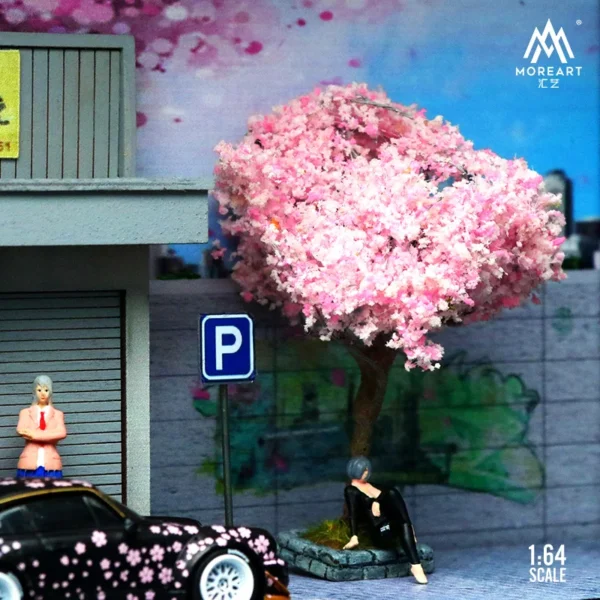 MoreArt 1:64 시뮬레이션 레진 식물 나무 모형 마이크로 장면 장식 액세서리 장면 촬영 소품 - 이미지 6