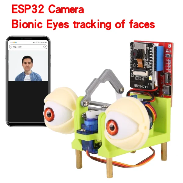 WatchEye ESP32 카메라 얼굴 추적 AI 바이오닉 아이 DIY 로봇
