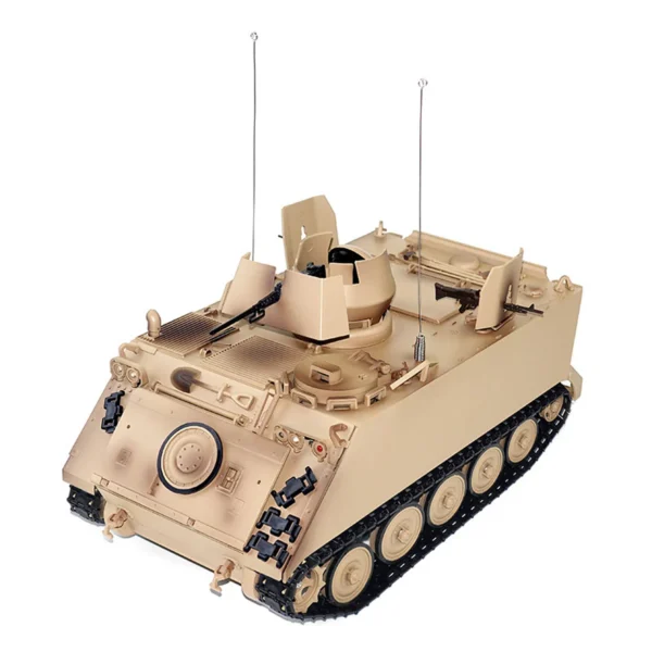 1/16 RTR 통더 RC 탱크 M2412 B M113A1 ACAV 적외선 360도 포탑 회전 연기등 사운드 무선 조종 전기 군사 장난감