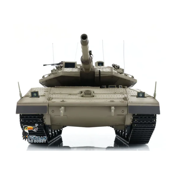 Henglong 1/16 스케일 RC 탱크 IDF Merkava 적외선 전투 군사 3958 원격 제어 플라스틱 배럴 반동 야외 장난감 TH22634 - 이미지 6