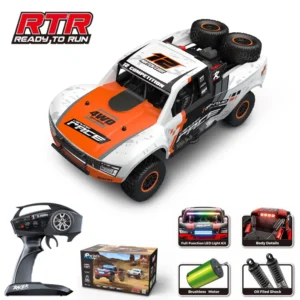 HB RC 자동차 R1201 1/12 실물 크기 4WD 무브러시 숏 카드 고속 2.4G 원격 제어 자동차 소년 장난감 RC 모델 어린이 선물용