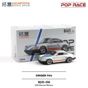 POP RACE 1:64 포르쉐 SINGER 964 슈퍼카 컬렉션 합금 다이캐스트 자동차 모델 차량 수집품