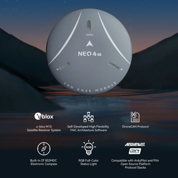 드론 측량용 CUAV NEO 4 SE GPS 모듈 U BLOX M10 STM32H5 GNSS - 이미지 5