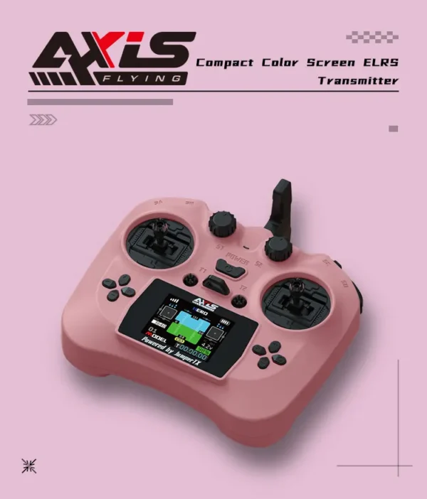 Axisflying 2025년형 스마트 리모컨 HD 컬러 스크린 송신기 홀 센서 짐벌 ELRS 2.4G 100mW 12CH - 이미지 6