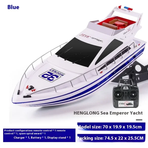Henglong 2.4G 라디콘 보트 고속 낚시 & 둥지 만들기 어린이 장난감 - 이미지 8