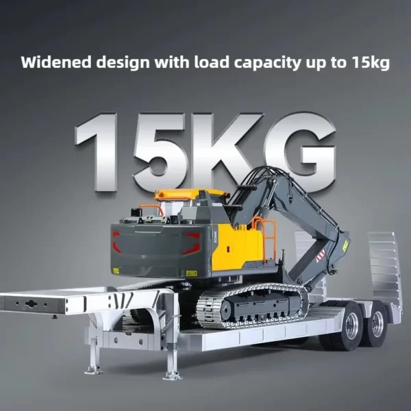 더블 이글 E012 트레일러 1/14 메탈 더블 액슬 15KG 적재 라디콘 모델