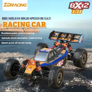 ZD 레이싱 RC카 레이싱 BX 12 1/12 브러시리스 2.4GHz 70KM/H 고속 원격 제어 레이싱 버기 차량 성인 어린이 장난감