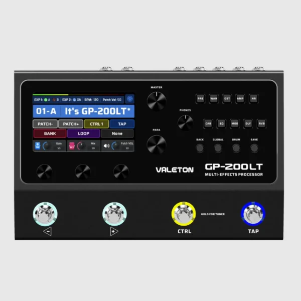Valeton GP-200LT ギター ベース アンプ モデリング エフェクター 高音質24bit