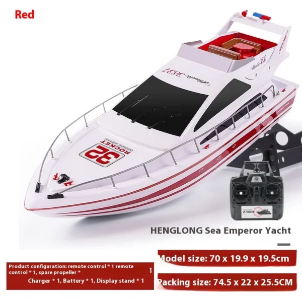 Henglong 2.4G 라디콘 보트 고속 낚시 & 둥지 만들기 어린이 장난감 - 이미지 7